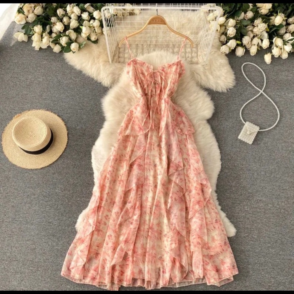 Chiffon Floral Dress